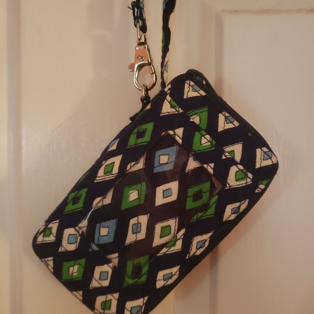 Vera Bradley Mosaic Wristlet.